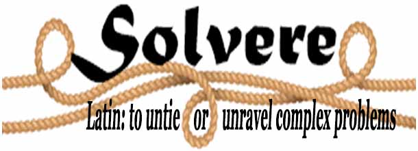Solvere to untie or unwind